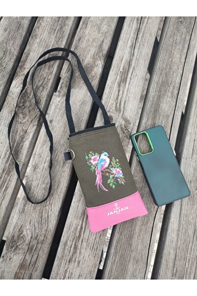 JANJAN Geantă pentru telefon cu curea, portofel cu curea, geantă pentru telef...