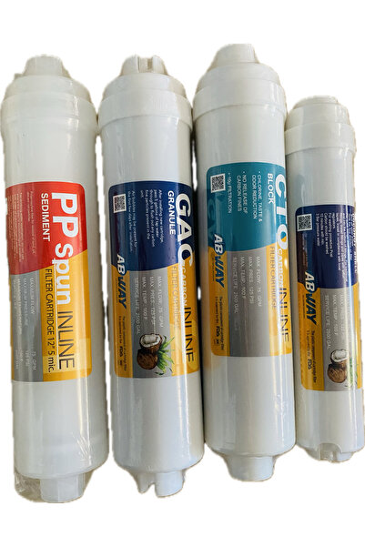 ABWAY Kapalı Kasa Su Arıtma Filtresi-tüm kapalı kasa cihazlara uyumludur