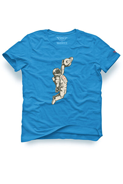 Tarrzzcom Unisex Design Tshirt - Basketball Player Astronaut