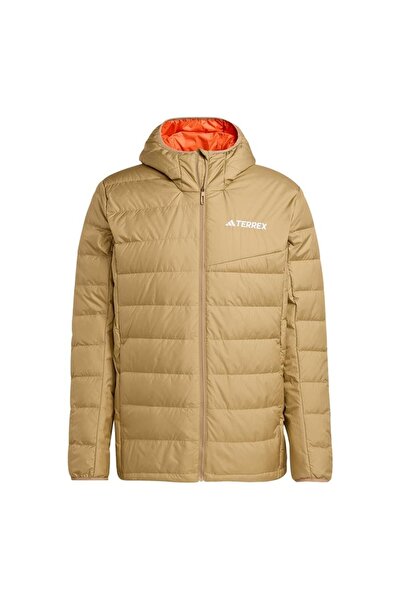 adidas Men's Brown Coat Mt down Ho J Jz9971