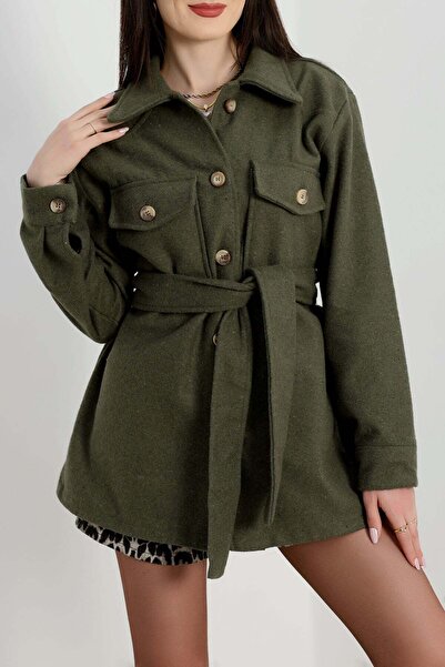 KapadokyaButik KAŞE ÇİFT CEPLİ GÖMLEK TUNİK