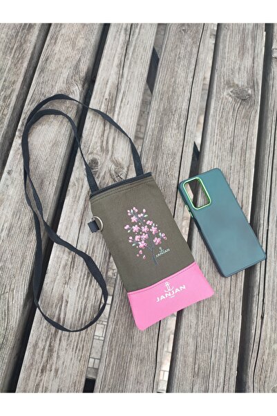 JANJAN حقيبة هاتف بحزام، محفظة بحزام، حقيبة هاتف من القماش، حقيبة خصر، محفظة ...