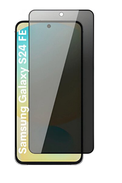 NOVKA Phone Accessories واقي شاشة زجاجي أسود متوافق مع سامسونج جالاكسي S24 FE...