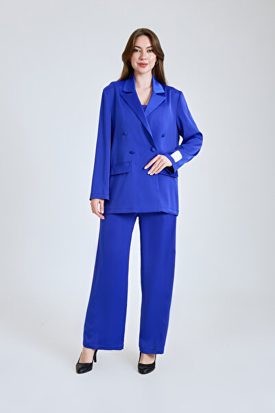 Zeyn KADIN ÜÇLÜ TAKIM GENİŞ PAÇA RAHAT KESİM ŞIK OVERSIZE GİYİM