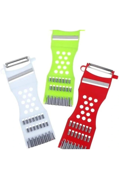 AyrStore 5 in 1 Çok Fonksiyonlu Sebze Meyve Soyucu Dilimleyici 5 in 1 Rende S...