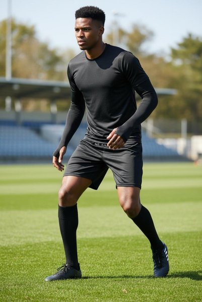 Gök Sports Footballer Athlete Carpet Field Training Shorts Finger Interlocking Athlete Footballer Armband Set