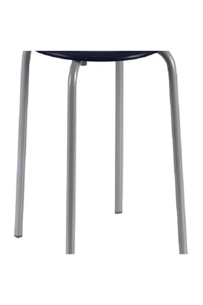 AyrStore Tabure Demir, 32 x 32 x 45 cm, Kaydırmaz Ayak, Siyah, M KV18 06