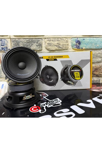 Soundmax SX-M55ALFA 2026 İLK VOCAL SES 13CM MİDRANGE ÖZEL ÜRETİM 500Watt 200R...