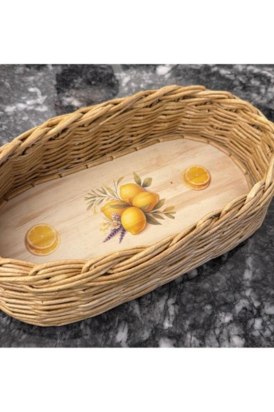 Marrone Bread Multi-Purpose Tray Kitchen Utensils Coffee Serving Tray