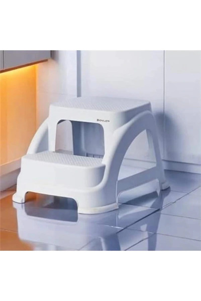 AyrStore İki Basamaklı Kaymaz Tabure 120 KG Taşıma Kapasiteli Basamaklı Tabur...