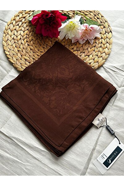 HAREM SCARF Silver Neva Eşarp Acı Kahve