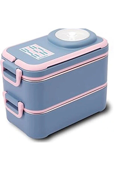 AyrStore 1200 ML İki Kat Dört Bölme Paslanmaz Çelik Lunch Box Yeni Nesil Sefe...