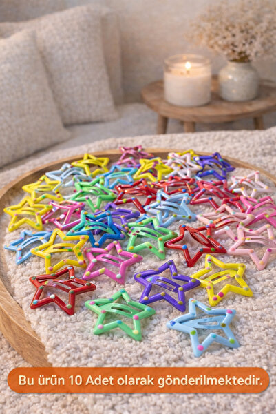 NOT GUILTY Cataramă cu stea colorată pentru fetiță – 10 bucăți