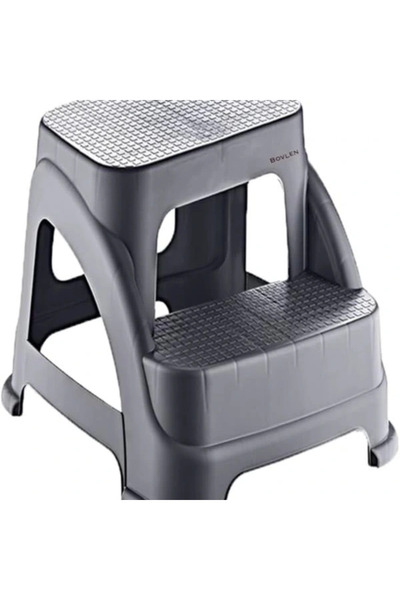 AyrStore İki Basamaklı Kaymaz Büyük Boy Tabure 120 KG Taşıma Kapasiteli Basam...