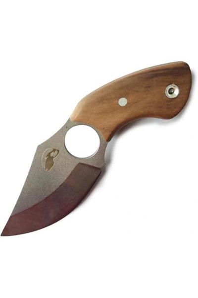 AyrStore Eye of Skadi Taktik Kolye Bıçak 14,5 cm, Köpekbalığı Desenli Kılıf, ...