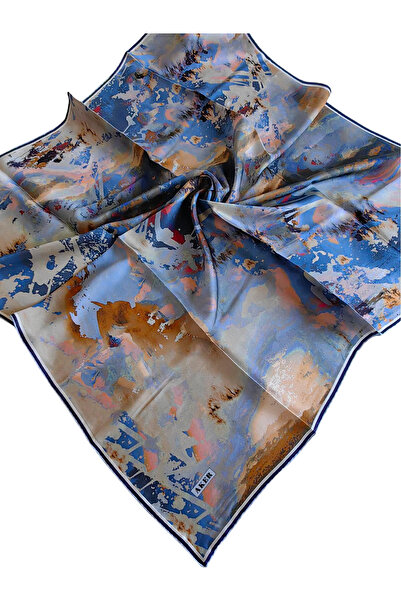 Aker Silk Crepe Satin Scarf Best of Series 8989701-321
