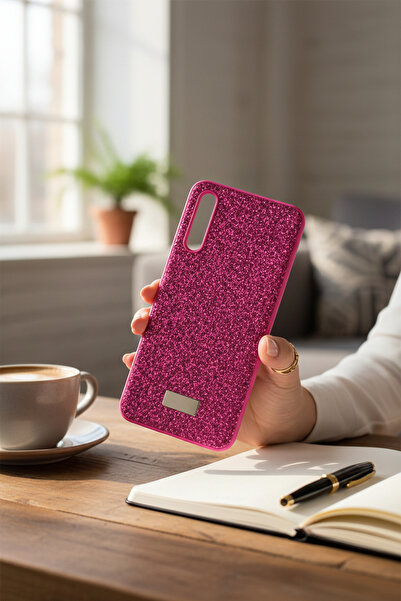 batuteknoloji Samsung Galaxy A50 Kırçıllı Taşlı Venüe BTU Silikon Kapak