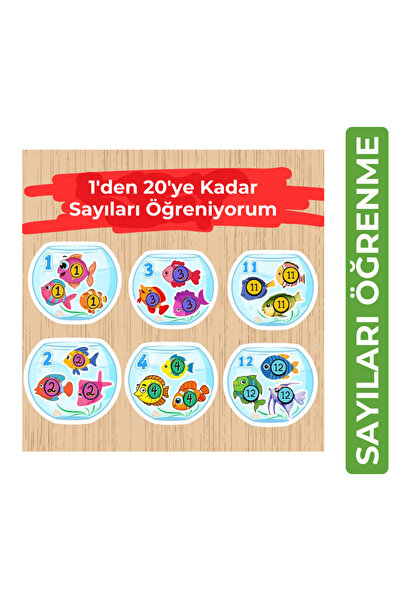 Organik Yolda أنا أتعلم الأرقام من واحد إلى 20 (15 صفحة بحجم A4)