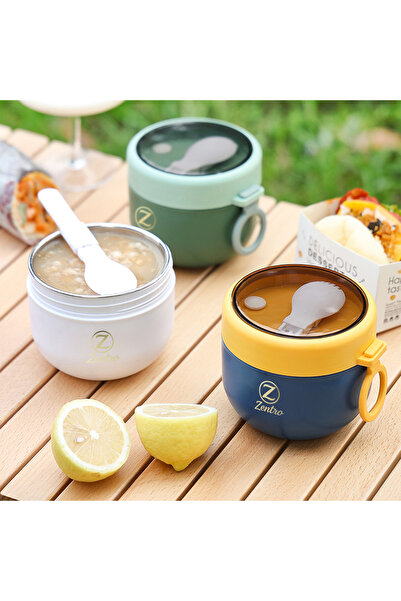 Zentro Stainless Steel Leakproof Lid Food & Soup Thermos 600 ml