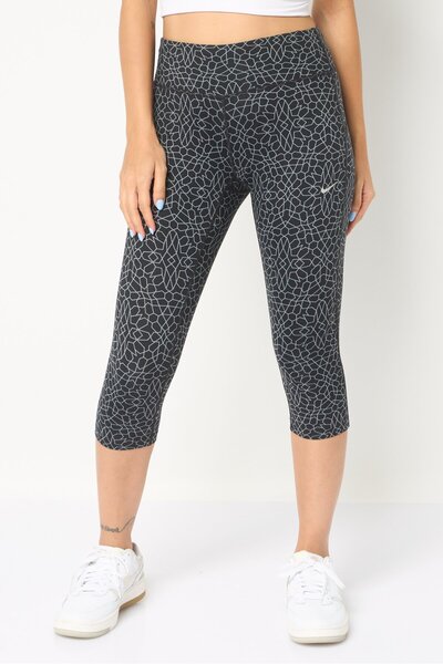 Nike Women Tight Fit Running Capri Tights, Multicolor