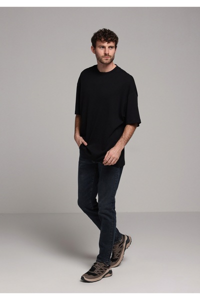 Colin's Slim Fit Men's Navy Blue Jean Trousers