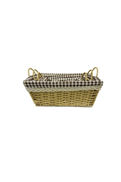 genernic 3-Piece Organizing and Arranging Basket Set with Handle