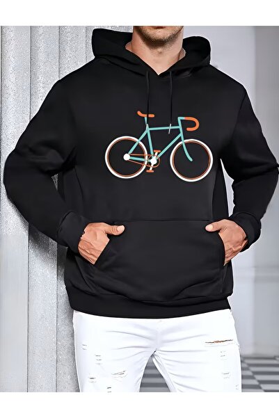 LELVANİ Hanorac cu glugă pentru cicliști și pasionați de aer liber, imprimat ...