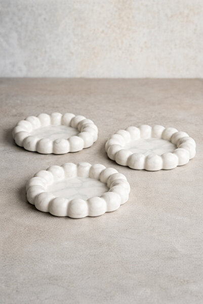 bellevie candles Bellevie 3-Piece Bubble Plate Set