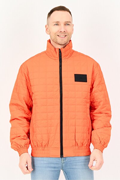 Calvin Klein Jeans Men Quilted Puffer Jacket, Orange