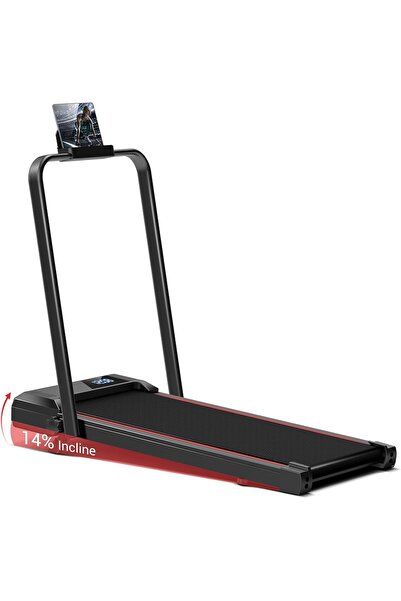 Yagud 14% Incline Walking Pad Treadmills for Home and Office, 3-in-1 Portable