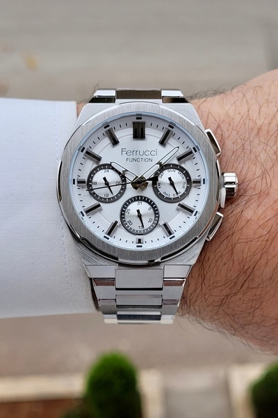 Ferrucci Metallic Color 2 Years Warranty 42 mm Indicators Active Men's Wristw...