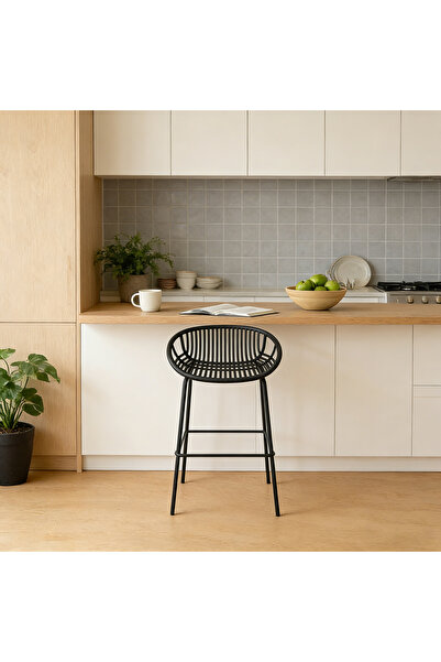 Bleco A stylish bar stool suitable for both indoor and outdoor use