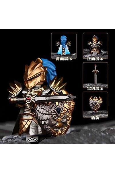 Choice S126 مجسم شخصية أكشن من سلسلة فرسان المائدة المستديرة في العصور الوسطى...