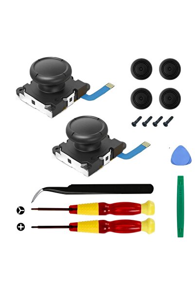 Arabest طقم إصلاح عصا التحكم التناظرية البديلة (عبوة من قطعتين) لجهاز نينتندو سويتش / سويتش OLED