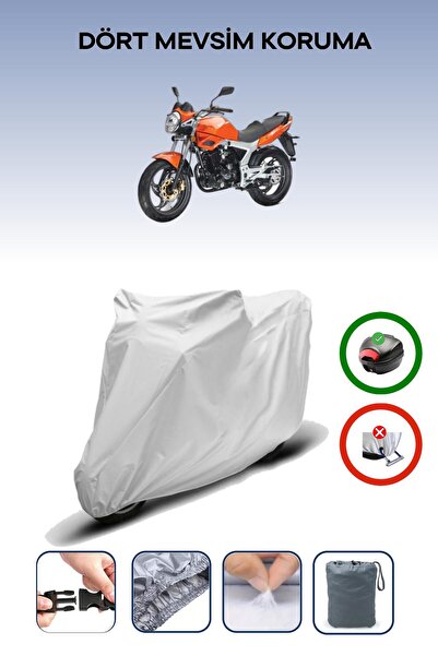 Breen Gray Rear Bag Compatible Kanuni Gt 170 Compatible Motorcycle Tarpaulin ...