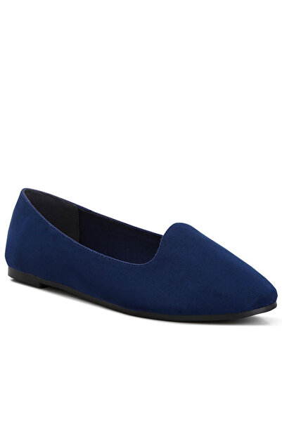 london Rag Women Casual Flat Ballerinas in Navy
