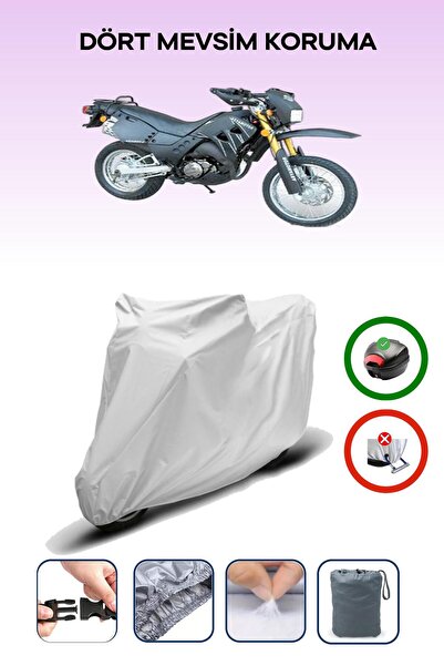 Breen Gray Tail Bag Compatible Asia as 200 Gy 2 Compatible Motorcycle Tarpaul...