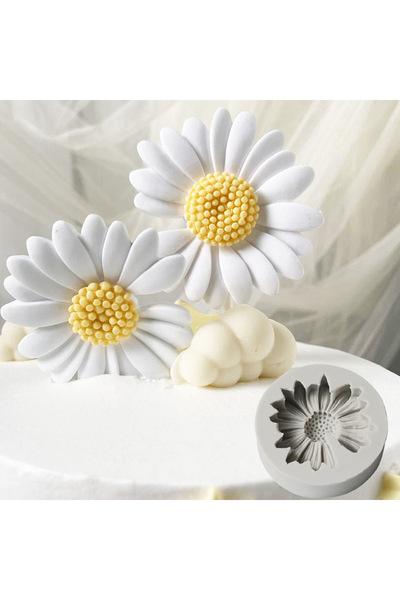 Choice RANDOM 3D Daisy Flower Mold Sun Flower Silicone Mold Aromatherapy Epoxy Soap Candle Mold DIY Decorat