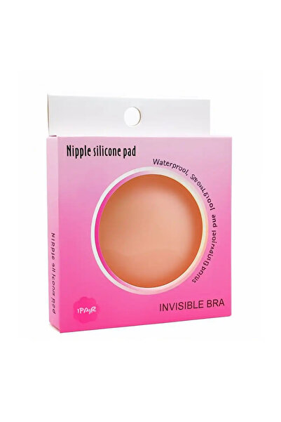 Sticky Adhesive Silicone Nipple Pad Reusable Waterproof Invisible Bra- 1 Pair