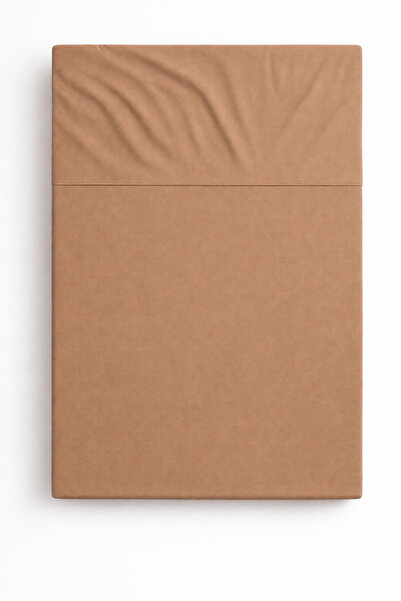 İQON Flat Sheet Single Size Caramel