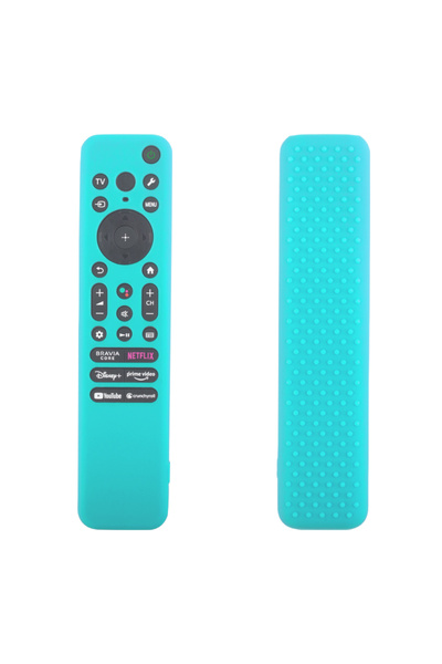 Choice غطاء سيليكون أزرق مضيء لجهاز التحكم عن بعد لأجهزة التلفزيون الذكية سون...