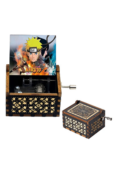 Miniso Bluebird 2 HOT Wooden Hand Crank Black Music Box Christmas Halloween Children's Holiday Gifts Valent