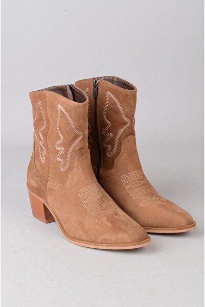 SEÇ KUNDURA حذاء نسائي غربي من الجلد الطبيعي SEÇ 1403 (ارتفاع الكعب: 5.5 سم) ...