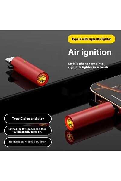 Choice ولاعة إلكترونية صغيرة محمولة من النوع C، موفرة للطاقة ومقاومة للرياح، ...