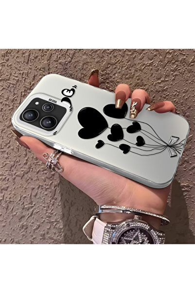 ucuc جراب هاتف من السيليكون المحمي بنمط بالون القلب متوافق مع هاتف Xiaomi Red...