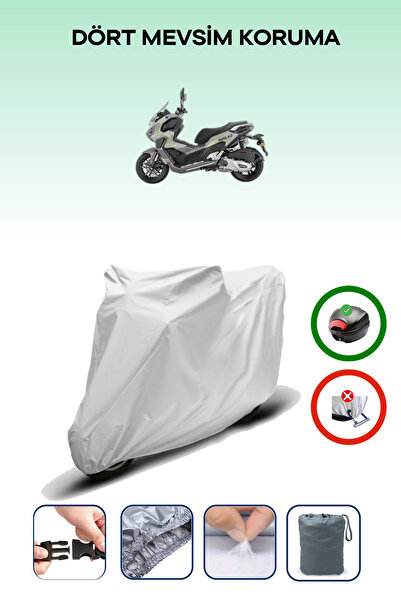 Breen Gray Rear Bag Compatible Mondial 125 Ressivo Compatible Motorcycle Tarp...