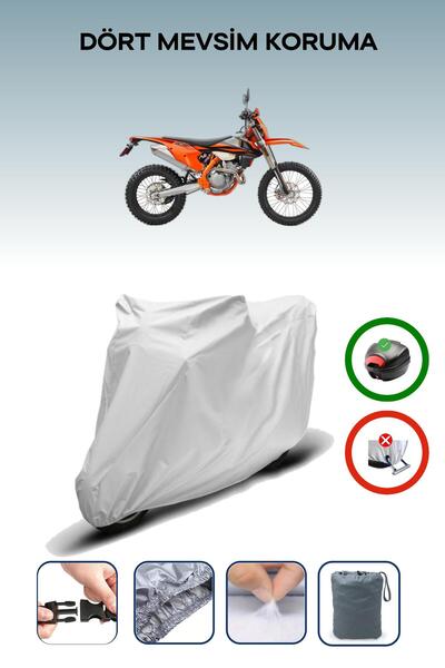Breen Gray Rear Bag Compatible Ktm 250 Exc-F Compatible Motorcycle Tarpaulin ...