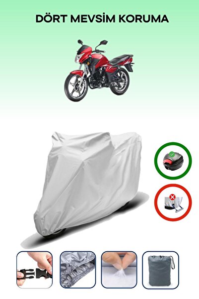 Breen غطاء خلفي رمادي اللون متوافق مع غطاء محرك الدراجة النارية Kanuni S125T المتوافق مع الدراجات النارية