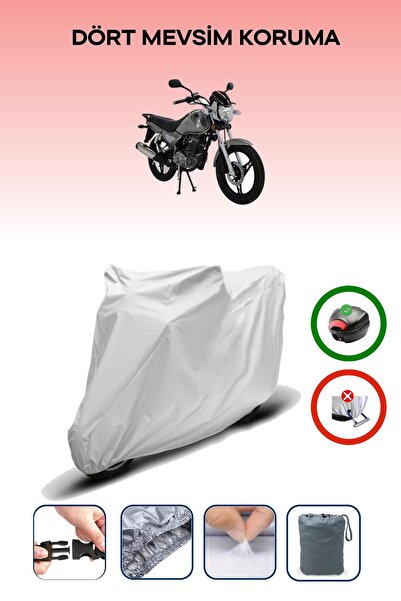 Breen Gray Rear Bag Compatible Mondial 125 Mc Roadracer Compatible Motorcycle...