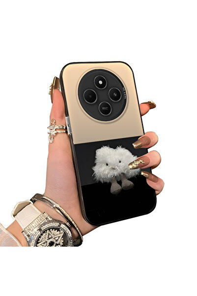 ucuc حافظة لهاتف Xiaomi Redmi 14C مصنوعة من السيليكون الصلب ومضادة للسقوط وذا...